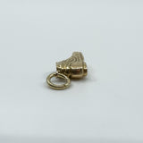 Vintage 9ct Gold Shoe Boot Pendant / Charm 375 (Chester 1957)