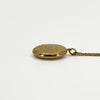 Large Antique 9ct Rose Gold Photo Locket & 19" Chain 375 (Birm 1886)