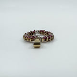 Vintage 9ct Gold 1.60ct Ruby & Diamond Pendant / Charm 375 (Birmingham 1989)