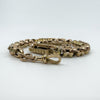 Antique Victorian Chunky 9ct Gold 16” Fancy Albert Chain 2x Dog Clips Birm 1900