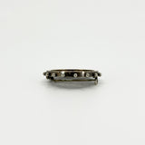 Antique Victorian Aesthetic Sterling Silver Yellow & Rose Gold Floral Brooch 925