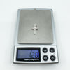 9ct White Gold Diamond Christian Cross Pendant / Charm 375