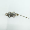 Antique Victorian Sterling Silver Scottish Thistle Brooch 925 (Birmingham 1876)