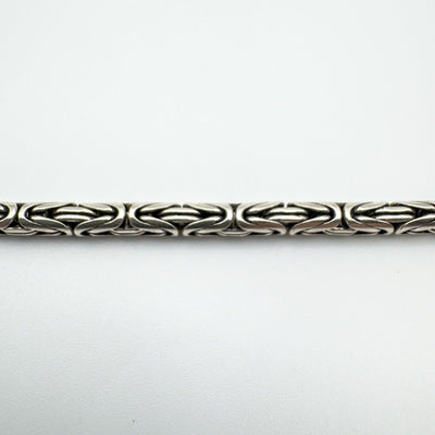 8.5” Byzantine Bracelet in Sterling Silver 925