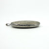 Large Vintage Sterling Silver Oval Floral Engraved Locket 925 (Birm 1973)