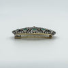 Antique 1.8ct Natural Emerald & Rose Cut Diamond 18ct Gold Brooch