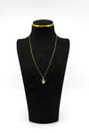 Vintage 9ct Gold 6mm Pearl & Diamond Pendant & 18” Chain Necklace 375 (1980)