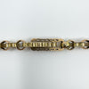 Antique Victorian Chunky 9ct Gold 16” Fancy Albert Chain 2x Dog Clips Birm 1900