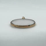 Large Antique 9ct Gold Double Sided Glass Photo Locket 375