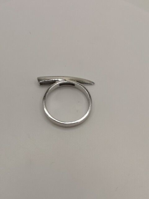 Modernist Ring in Sterling Silver by Sif Jakobs Size N O
