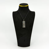 Large Chunky Vintage Sterling Silver Ingot Pendant 925 (Birm 1978)
