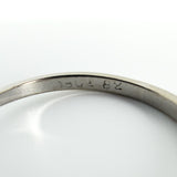 Vintage 18ct White Gold 0.82ct Diamond 5 Stone Ring 750 Size M