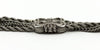 Antique Victorian Sterling Silver 8.5" Albertina Chain & T-Bar Pendant 925