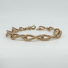 Antique Chunky 9ct Rose Gold Oval Links 8” Bracelet 23g