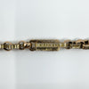Antique Victorian Chunky 9ct Gold 16” Fancy Albert Chain 2x Dog Clips Birm 1900