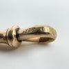Antique Chunky 9ct Rose Gold Oval Links 8” Bracelet 23g