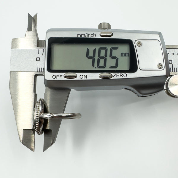 Vintage Sterling Silver Wedgewood Green Jasper Ware Cameo Ring 925 Size N - O