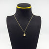 Vintage 9ct Gold Pearl Pendant & 16” Chain Necklace 375
