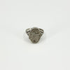 Vintage Sterling Silver Engraved Secret Locket Ring 925 Size P