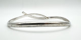 Hot Diamonds Wavey Trilogy 0.03ct Diamond Bangle in Sterling Silver 925