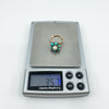 Antique 14ct Gold Pearl & Turquoise Ring Size L 