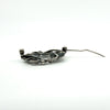 Vintage Sterling Silver Floral Brooch 925