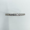 14ct White Gold 0.35ct Skinny Diamond Band / Ring 585 Size O Wedding Eternity