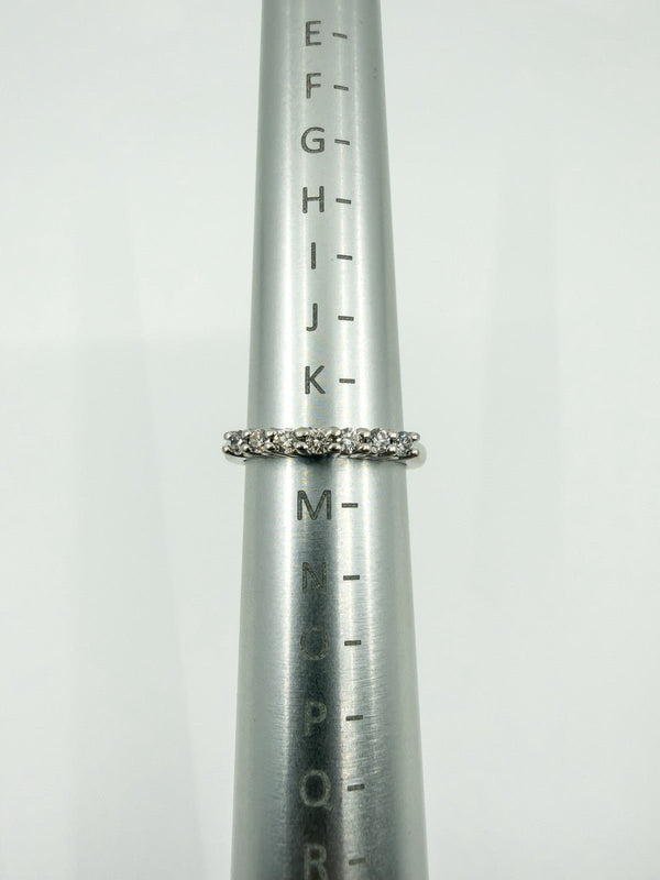 14ct White Gold 0.35ct Diamond Band / Ring 585 Size L Wedding Eternity
