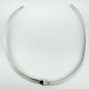 Modernist Contemporary Sterling Silver Collar Torque Choker 925 Heavy 34g
