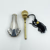 Vintage Sterling Silver Chunky Towle Perfume Bottle / Pendant 925 Art Deco Style