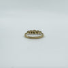 Vintage 18ct Gold Diamond 5x Stone Engagement Ring 750 Size K