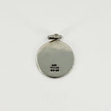 Large Vintage Sterling Silver St. Christopher Pendant 925