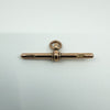 Antique Large 9ct Rose Gold T-Bar Pendant / Charm 375