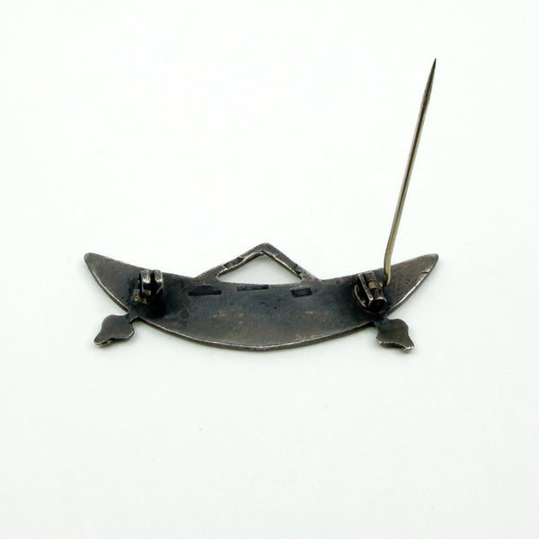 Large Vintage Sterling Silver Celtic Brooch 925 by Hamish Dawson Bowman