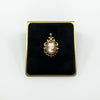 Vintage 9ct Gold Oval Carved Shell Cameo Pendant 375
