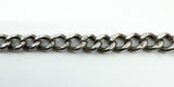 Antique Edwardian Sterling Silver 13.8" Albert Chain & T-Bar Pendant 925 (1901)