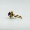 Vintage 9ct Amethyst Solitaire Ring Size