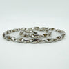 Vintage Sterling Silver Chunky 16.5" Fancy Link Chain / Necklace 925 23g