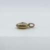 Vintage 9ct Gold Ruby Celestial Heart Pendant / Charm 375