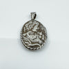 Vintage Sterling Silver  Double Sided Portrait Locket 925