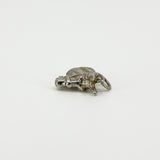 Chunky Vintage Sterling Silver Horse Head Charm / Pendant 925
