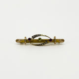 Antique 9ct Gold Suffragette Bar Brooch 375 (Birm 1910)