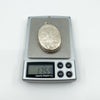 Large Sterling Silver Vintage Oval Foliage Engraved Photo Locket 925 Birm 1996 