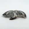 Vintage Siam Blue Enamel Brooch in Sterling Silver 925 
