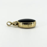 Large Vintage 1990 9ct Gold Double Sided Fob 375 by David Scott Walker