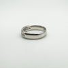 14ct White Gold 0.30ct Diamond Band Ring Size I Wedding Eternity ( Re-Plated ) 