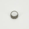 Art Deco Platinum 1ct Diamond Trilogy Ring 950 Size M - N