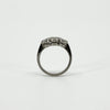 Vintage Platinum 1.60ct Diamond Trilogy Ring 950 Size L