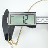 Vintage 9ct Gold 30.5” Belcher Chain / Necklace 12.7g
