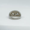 Chunky CZ Multi Stone Ring in Sterling Silver 925 Size T - U 